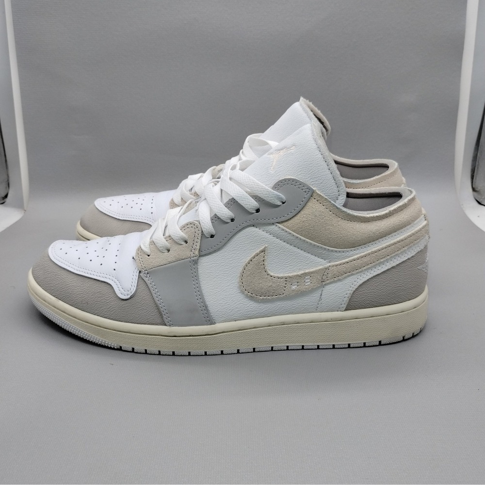Jordan 1 Low SE Craft Inside Out Tech Grey  Mens 11.5 Athleisure Casual Shoes